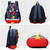 Backpack Cute Cartoon Dinosaur School Bags for Children(Blue)