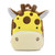 Kids 3D Animal Velvet Backpacks Children Cartoon Kindergarten Toys Gifts School Bags(Giraffe)