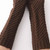 Knitted Wool Fishbone Texture Warm Cuffs Fingerless Arm Sleeves(Dark Gray)