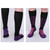 Winter Men Woman Thermal Ski Socks Thicken Cotton Warm Sports Socks Snowboarding Cycling Adult Skiing Hiking Socks Leg Warmer(White Purple for Woman)