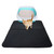 Waterproof Pet Cat Litter Mat EVA Double Layer Cat Litter Trapping Pets Mat Pad Bottom Non-slip Pet Litter Cat Mat(Black)