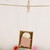 Christmas Celebration Supplies Wooden Box Small Doll Pendant Children Gift Small Doll Pendant Tree Pendant(Peach Powder)