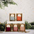 Christmas Celebration Supplies Wooden Box Small Doll Pendant Children Gift Small Doll Pendant Tree Pendant(Peach Powder)
