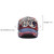 13948 Shark Pattern Washable Baseball Cap Spring and Autumn Sun Hat, Size:One Size(Wine Red)