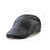 12982 Autumn and Winter Adjustable PU Leather Perforated Peaked Cap, Size:One Size(Light Coffee)