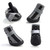 4 PCS / Set Breathable Non-slip Wear-resistant Dog Shoes Pet Supplies, Size: 4.8x5.3cm(Black Orange)
