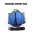 WJ0122 Outdoor Sports One-Shoulder Volleyball Basketball Football Backpack(Black)