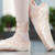 Ballet Lace Pointe Shoes Professional Flat Dance Shoes, Size: 40(Black)