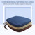 Memory Foam Thicken Stool Cushion Sofa Window Sill Bay Window Seat Cushion, Colour: Dot Bandage (Mocha)