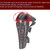 SULAITE Motorcycle Outdoor Riding Anti-Fall Protective Gear Knee Pads(Black Red) SULAITE Motorcycle Outdoor Riding Anti-Fall Protective Gear Knee Pads(Black Red)