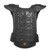 SULAITE Children Skating Back Protector Chest Protector Spine Protector Night Reflective Armor Child Riding Armor, Specification: L(Black)
