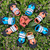 Wear-Resistant Non-Slip & Waterproof Pet Shoe Covers Medium And Large Dog Shoes(XXL Orange)