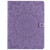 For iPad Pro 12.9 (2020) & Pro 12.9 (2018) Pressed Printing Sunflower Pattern Horizontal Flip PU Leather Tablet Case with Holder & Card Slots & Wallet(Purple)