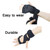 Half-Finger Sports Gloves Non-Slip Silicone Fitness Equipment Gloves Sports Compression Wristbands, Specification: SBlack