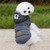 Winter Padded Coat Super Warm and Soft Cotton Jacket for Pet Dog, Size:L(Grey)