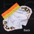 ANOTHERBOXER MMA/Martial Arts/Sanshou/Thai Boxing Professional Training Shorts for Men and Women, Size: S(No. 60 White Body/Orange Waist)