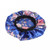 2 PCS Women Satin Night Sleep Cap Hair Bonnet Hat Silk Head Cover Wide Elastic Band(Leopard)