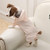 Dog Raincoat Out Four Foot Waterproof Dust Clothes Pet Raincoat, Size: XXXL(Pink)