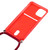 For iPhone 11 Pro Transparent TPU Protective Case with Lanyard & Card Slot(Pink)