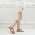 Ladies Summer Bohemian Roman Sandals Seaside Flat Beach Shoes, Size: 37(Apricot)