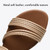Ladies Summer Wedge Sandals Open-Toe Thick-Soled Roman Style Sandals, Size: 41(Black)