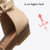 Ladies Summer Wedge Sandals Open-Toe Thick-Soled Roman Style Sandals, Size: 36(Apricot)