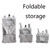 Baby Crib Hanging Bag Multifunctional Detachable Bed Diaper Toy Storage Bag(Gray Snow) Baby Crib Hanging Bag Multifunctional Detachable Bed Diaper Toy Storage Bag(Gray Snow)