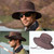 Outdoor Sun Hat Hiking Big Brim Breathable Sunscreen Fisherman Hat(Brown)