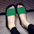 Non-slip High Heel Slipper Summer Beach Sandals Slip for Women, Shoe Size:38(Green)