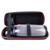 P402 For JBL Pulse4 Velvet Lining Portable Storage Bag Protective Cover(Black+Gray)