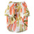 2 PCS Pet Beach Shirt Dog Print Spring And Summer Clothes, Size: M(Yellow Orange)