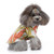 2 PCS Pet Beach Shirt Dog Print Spring And Summer Clothes, Size: XL(Yellow Orange)