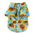 2 PCS Pet Beach Shirt Dog Print Spring And Summer Clothes, Size: M(Yellow Blue)