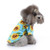 2 PCS Pet Beach Shirt Dog Print Spring And Summer Clothes, Size: M(Yellow Blue)
