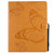 For iPad Pro 12.9 (2020) Pressed Printing Butterfly Pattern Horizontal Flip Leather Tablet Case with Holder & Card Slots & Wallet(Yellow)
