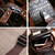 1313 Men Fashion Cowhide Crocodile Texture One-Shoulder Crossbody Chest Bag(Crocodile Head)