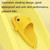 Shark Summer Couple Slippers Room EVA Cute Cartoon Sandals, Size: 36/37(Yellow)