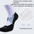 2 Pairs Antibacterial Terry Socks Basketball Socks Men And Women Adult Sports Socks, Size: XL 43-45 Yards(White)