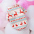 2 PCS SD07031 Christmas Dog Clothes Cartoon Pet Small Dog Cat Sweater Clothes, Size: XL(White Background Red Deer)