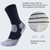 2 Pairs Length Tube Basketball Socks Boxing Roller Skating Riding Sports Socks, Size: L 39-42 Yards(Orange Blue)