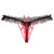3 PCS Lady Pierced Sexy Panties Temptation Lace Translucent T Underwear(Pink) 3 PCS Lady Pierced Sexy Panties Temptation Lace Translucent T Underwear(Pink)