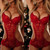3 PCS Sexy Woman Lace Siamese Underwear Pajamas, Size:S (Red)