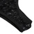 3 PCS Woman Three-point Sexy Openwork Cross Strap Three-point Underwear Suit, Size:S (Black)