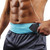 Invisible Running Waist Bag Outdoor Sport Mobile Phone Bag, Size: L(Blue)