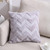 Double-Sided Plush Pillow Home Sofa Cushion Pillowcase, Size: 45x45cm Pillowcase + Core(Gray Big Waves)