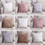 Double-Sided Plush Pillow Home Sofa Cushion Pillowcase, Size: 45x45cm Pillowcase + Core(Gray Big Waves)