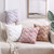 Double-Sided Plush Pillow Home Sofa Cushion Pillowcase, Size: 45x45cm Pillowcase + Core(Gray Big Waves)