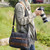 3037 SLR Camera Bag Shoulder Waterproof Messenger Camera Bag(Green)