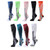 3 Pairs  Magic Compression Elastic Socks Men And Women Riding Socks Football Socks, Size: L / XL(Red)