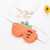 2 PCS Fruit Plush Eye Mask Cute Soft Girl Sleep Blackout Eye Mask(Carrot)